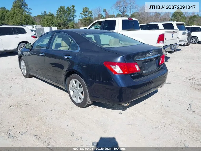 2007 Lexus Es 350 VIN: JTHBJ46G872091047 Lot: 38786405