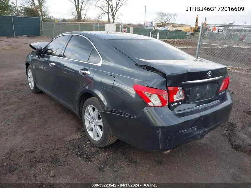 2007 Lexus Es 350 VIN: JTHBJ46G172016609 Lot: 39223542