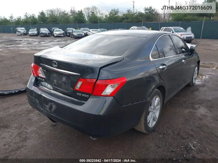 2007 Lexus Es 350 VIN: JTHBJ46G172016609 Lot: 39223542