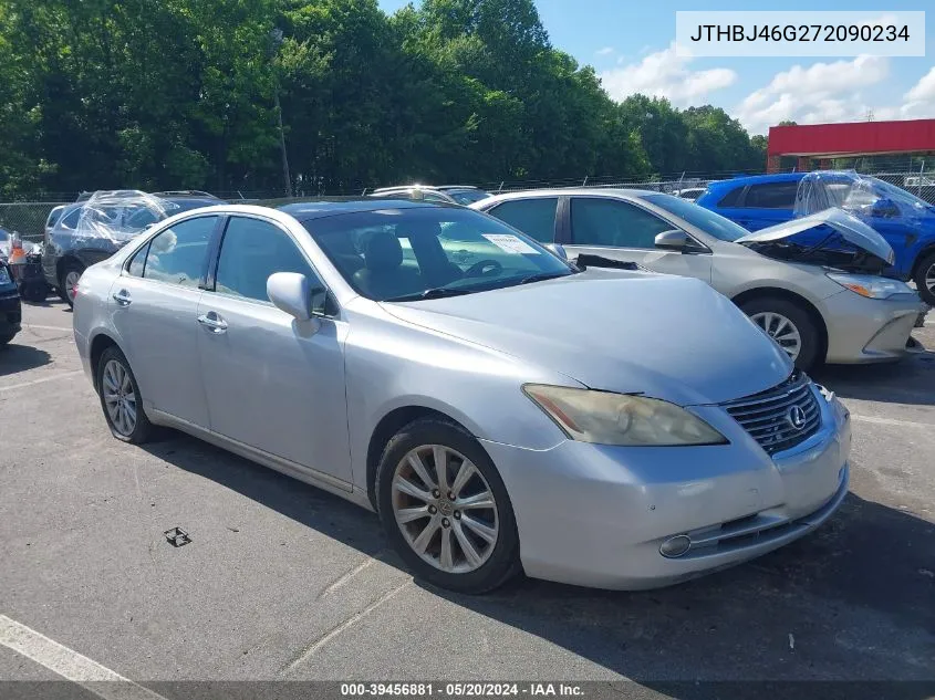 2007 Lexus Es 350 VIN: JTHBJ46G272090234 Lot: 39456881