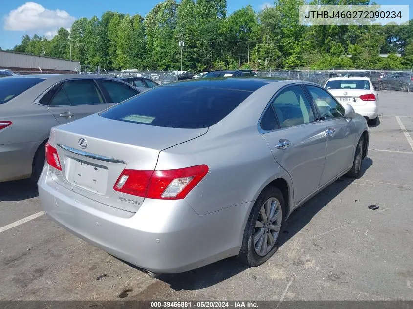 2007 Lexus Es 350 VIN: JTHBJ46G272090234 Lot: 39456881