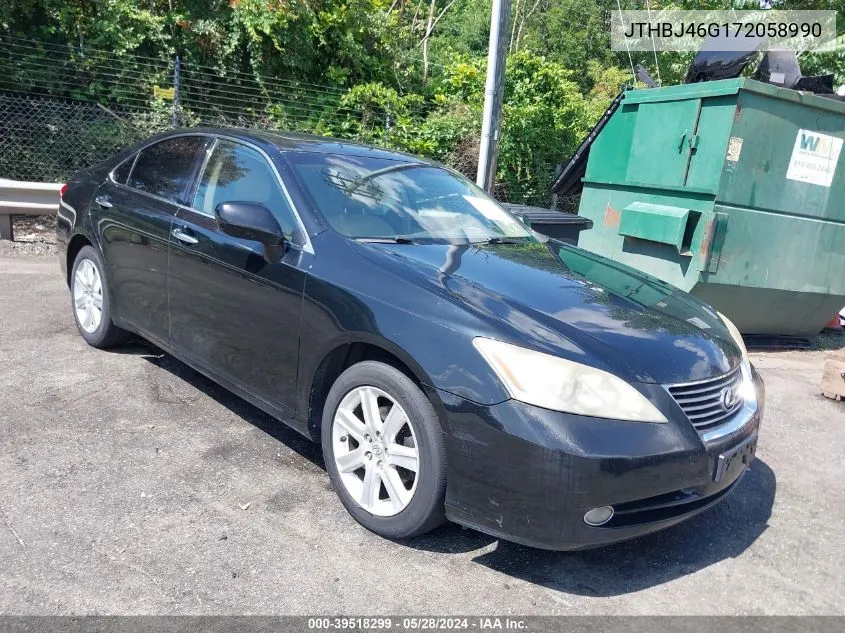 JTHBJ46G172058990 2007 Lexus Es 350