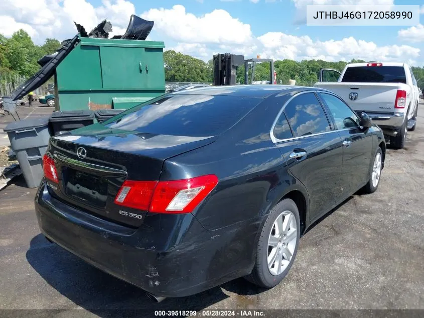 2007 Lexus Es 350 VIN: JTHBJ46G172058990 Lot: 39518299