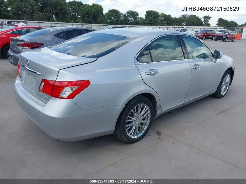 JTHBJ46G872150629 2007 Lexus Es 350