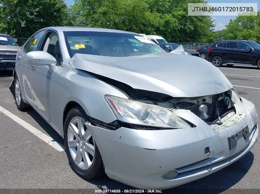 2007 Lexus Es 350 VIN: JTHBJ46G172015783 Lot: 39714658