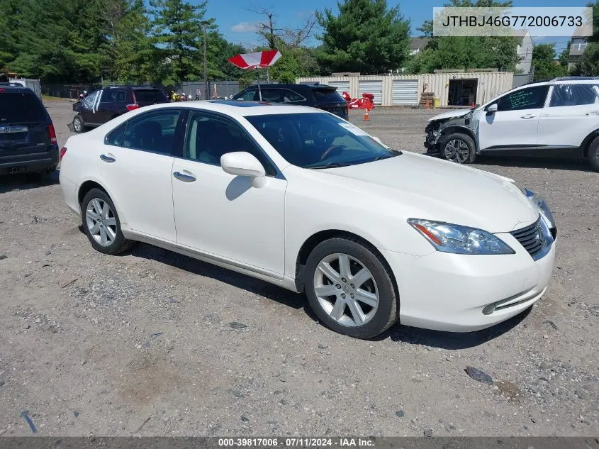 2007 Lexus Es 350 VIN: JTHBJ46G772006733 Lot: 39817006