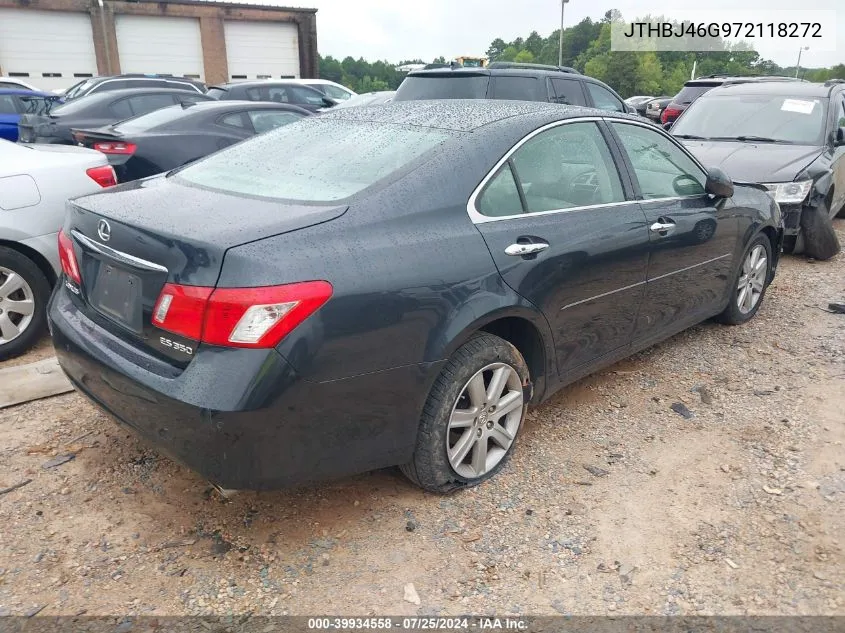 2007 Lexus Es 350 VIN: JTHBJ46G972118272 Lot: 39934558