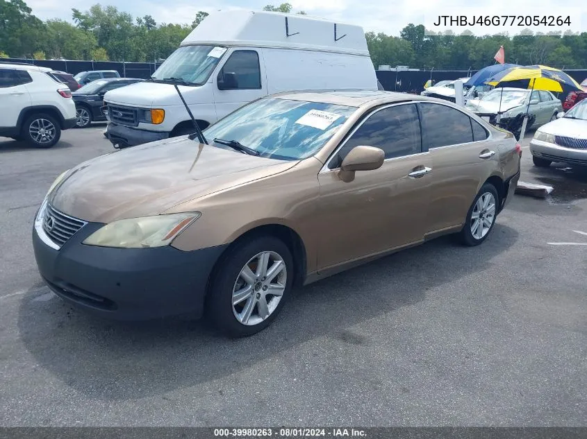 2007 Lexus Es 350 VIN: JTHBJ46G772054264 Lot: 39980263