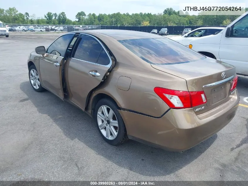 2007 Lexus Es 350 VIN: JTHBJ46G772054264 Lot: 39980263