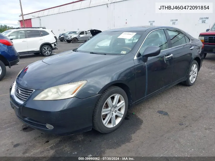 2007 Lexus Es 350 VIN: JTHBJ46G472091854 Lot: 39990062