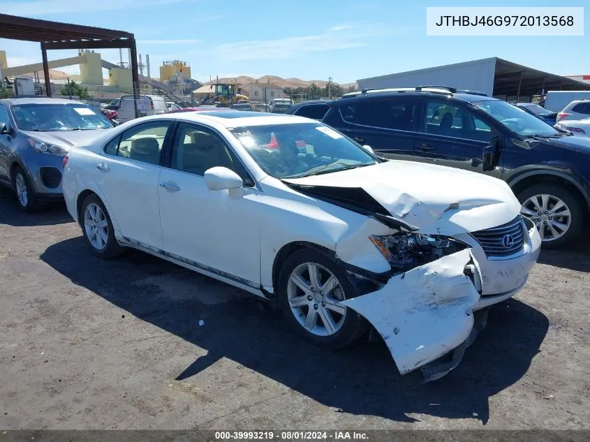 2007 Lexus Es 350 VIN: JTHBJ46G972013568 Lot: 39993219