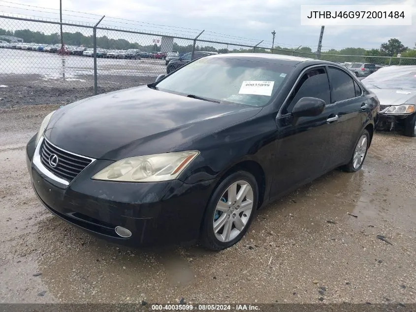 2007 Lexus Es 350 VIN: JTHBJ46G972001484 Lot: 40035099