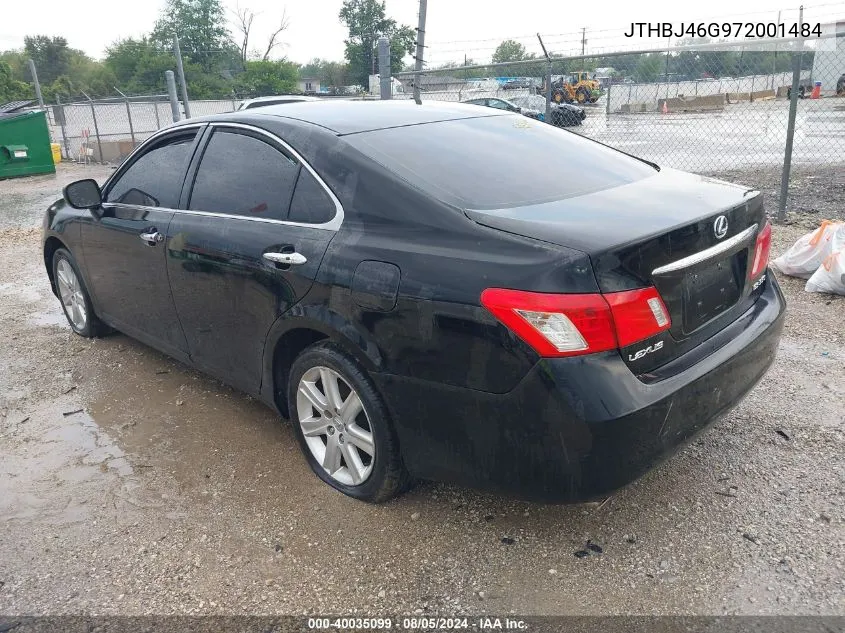 2007 Lexus Es 350 VIN: JTHBJ46G972001484 Lot: 40035099