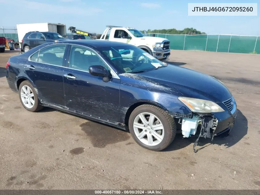 JTHBJ46G672095260 2007 Lexus Es 350