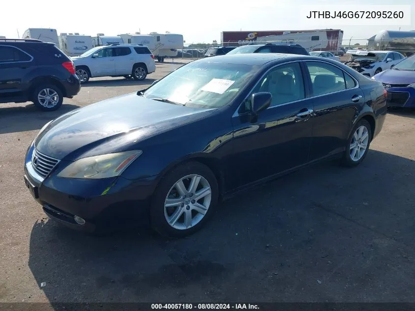 JTHBJ46G672095260 2007 Lexus Es 350