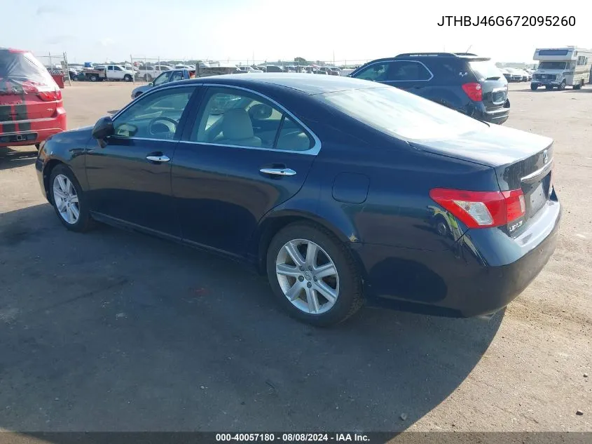 JTHBJ46G672095260 2007 Lexus Es 350