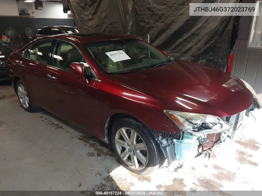 JTHBJ46G372023769 2007 Lexus Es 350