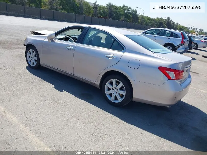 2007 Lexus Es 350 350 VIN: JTHBJ46G372075595 Lot: 40159131