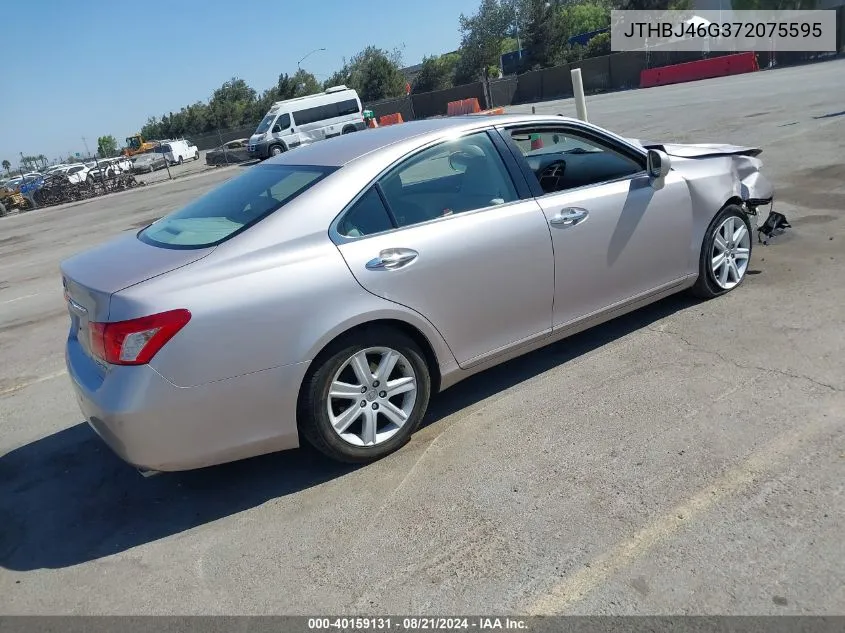 2007 Lexus Es 350 350 VIN: JTHBJ46G372075595 Lot: 40159131