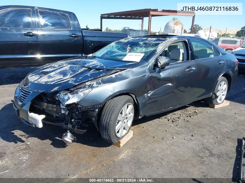 JTHBJ46G872116836 2007 Lexus Es 350