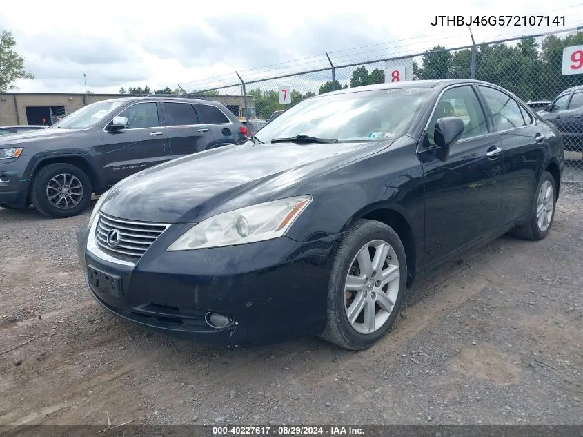 2007 Lexus Es 350 VIN: JTHBJ46G572107141 Lot: 40227617