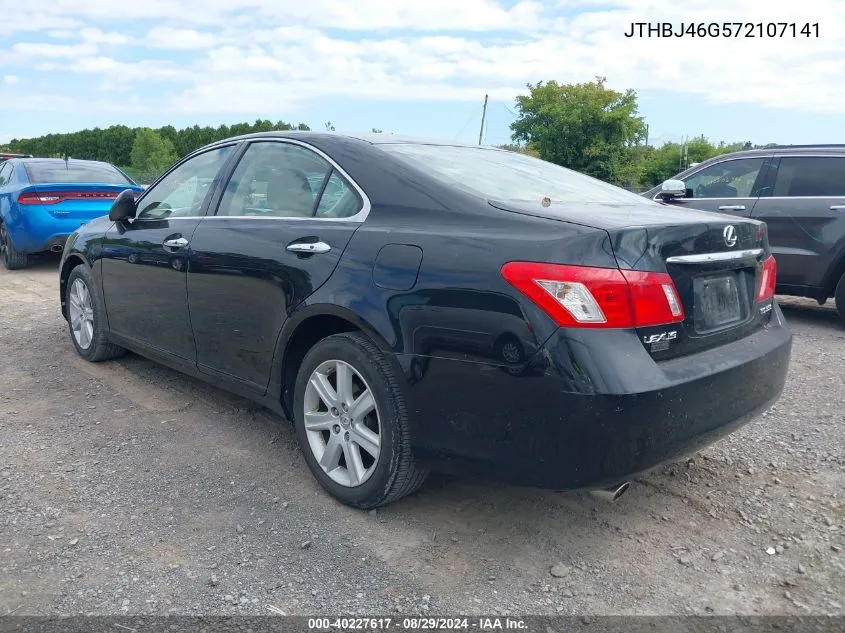 2007 Lexus Es 350 VIN: JTHBJ46G572107141 Lot: 40227617