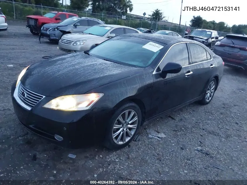 2007 Lexus Es 350 VIN: JTHBJ46G472153141 Lot: 40264392