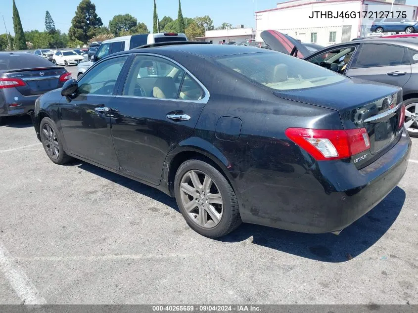 2007 Lexus Es 350 VIN: JTHBJ46G172127175 Lot: 40265659