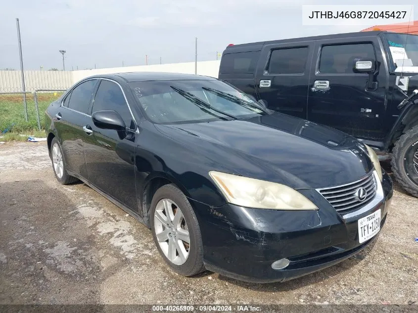 2007 Lexus Es 350 VIN: JTHBJ46G872045427 Lot: 40265909