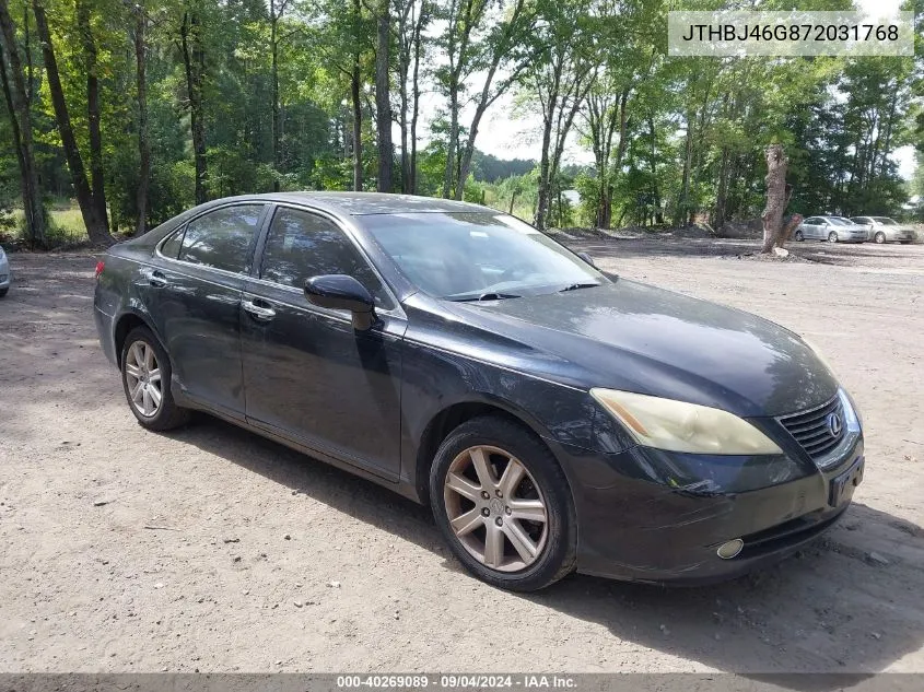 2007 Lexus Es 350 VIN: JTHBJ46G872031768 Lot: 40269089