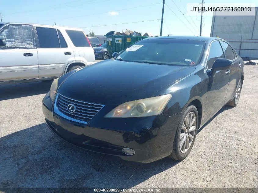 2007 Lexus Es 350 VIN: JTHBJ46G272150013 Lot: 40298829