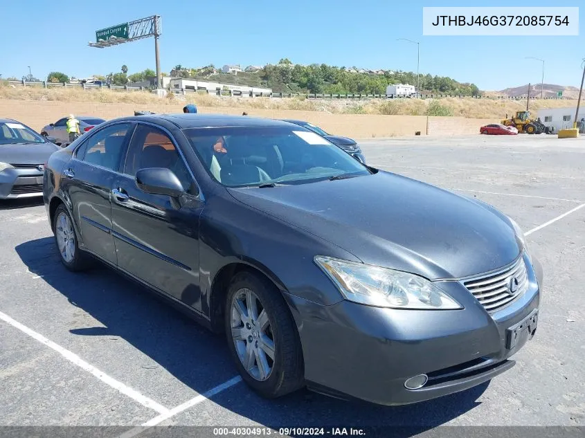 2007 Lexus Es 350 VIN: JTHBJ46G372085754 Lot: 40304913