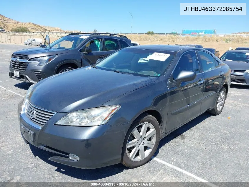 2007 Lexus Es 350 VIN: JTHBJ46G372085754 Lot: 40304913