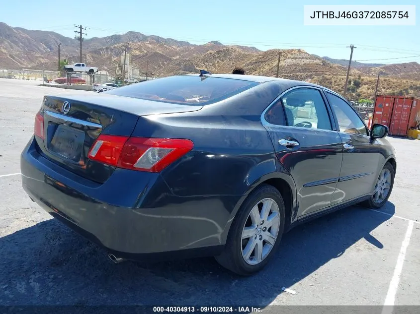 2007 Lexus Es 350 VIN: JTHBJ46G372085754 Lot: 40304913