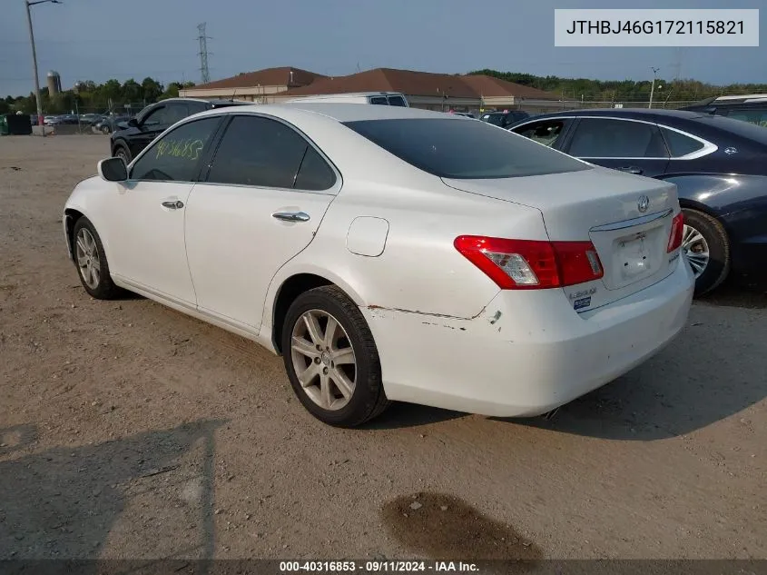 JTHBJ46G172115821 2007 Lexus Es 350 350