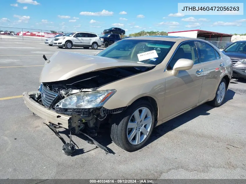 2007 Lexus Es 350 VIN: JTHBJ46G472056263 Lot: 40334516