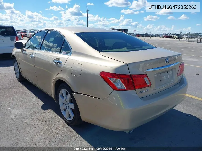 2007 Lexus Es 350 VIN: JTHBJ46G472056263 Lot: 40334516