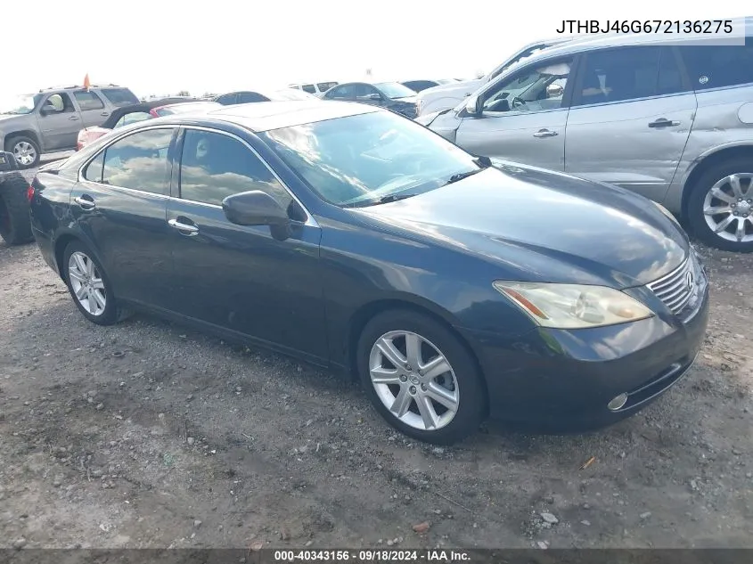 JTHBJ46G672136275 2007 Lexus Es 350