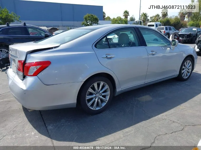 JTHBJ46G872111023 2007 Lexus Es 350