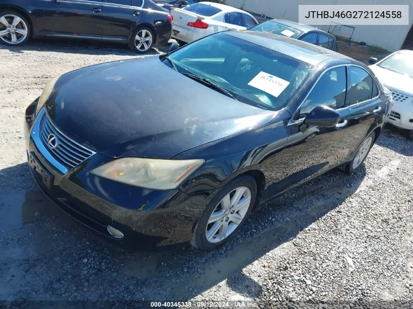 2007 Lexus Es 350 VIN: JTHBJ46G272124558 Lot: 40345338