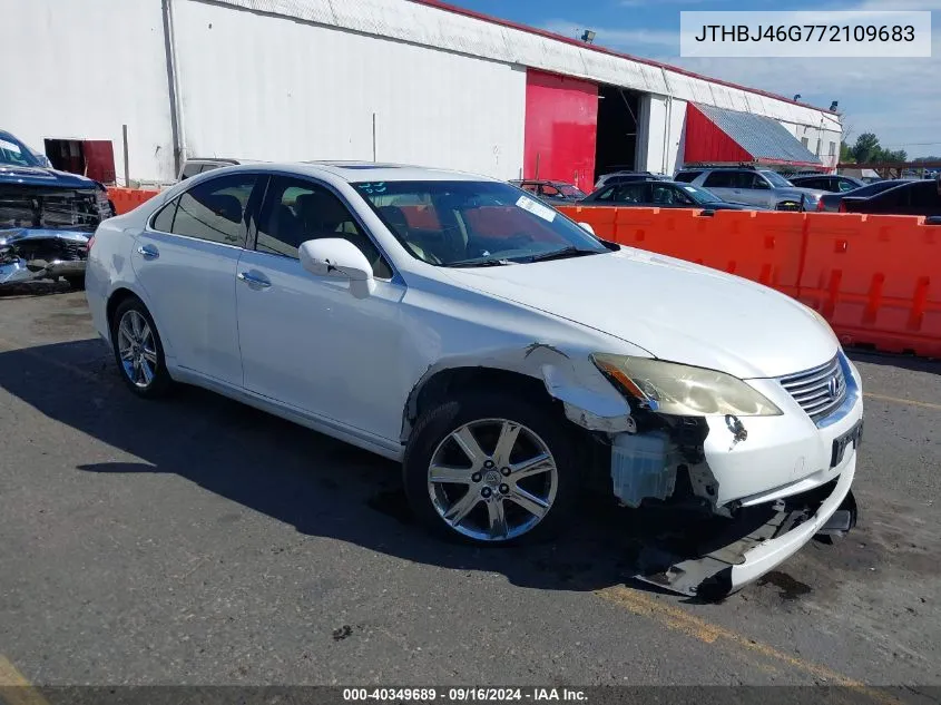 2007 Lexus Es 350 VIN: JTHBJ46G772109683 Lot: 40349689