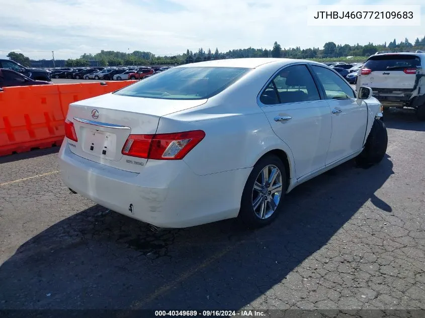 2007 Lexus Es 350 VIN: JTHBJ46G772109683 Lot: 40349689