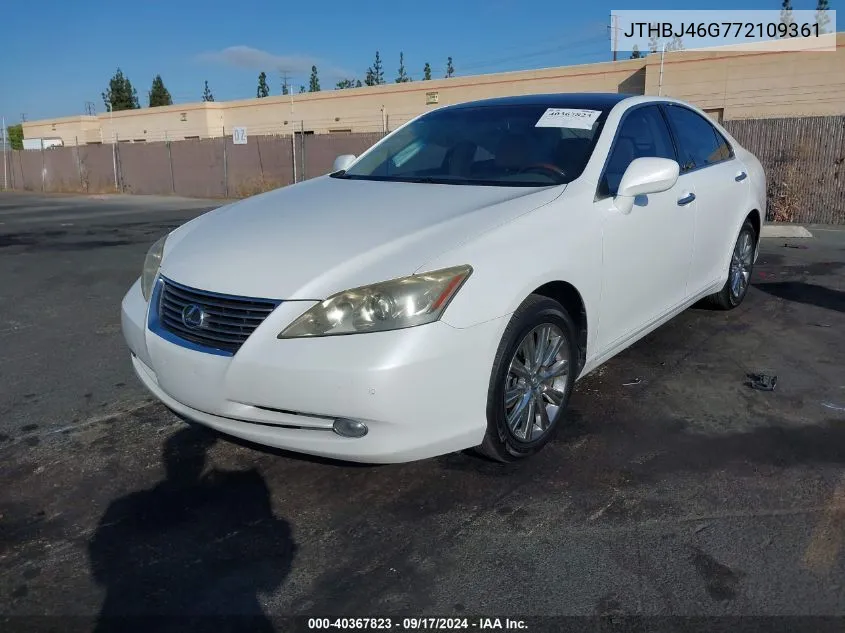 JTHBJ46G772109361 2007 Lexus Es 350