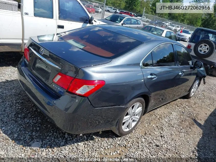 2007 Lexus Es 350 VIN: JTHBJ46G272062966 Lot: 40373913