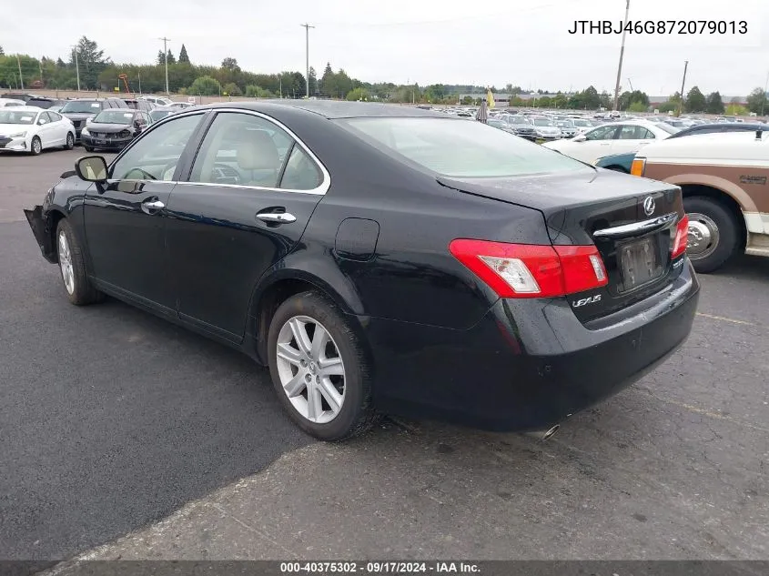 2007 Lexus Es 350 VIN: JTHBJ46G872079013 Lot: 40375302