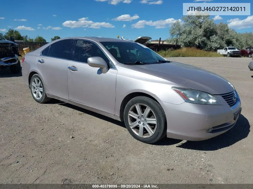 2007 Lexus Es 350 VIN: JTHBJ46G272142011 Lot: 40379895