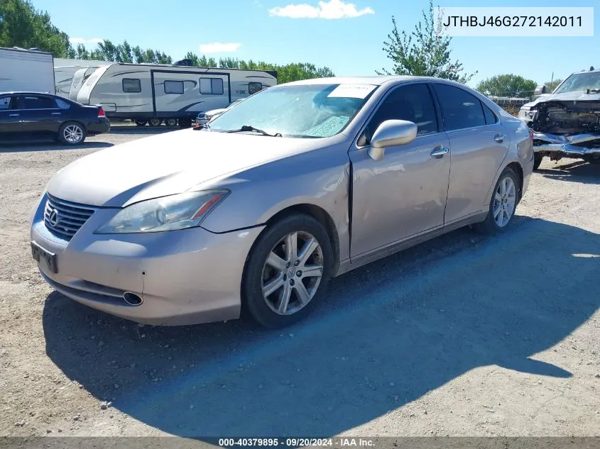 2007 Lexus Es 350 VIN: JTHBJ46G272142011 Lot: 40379895