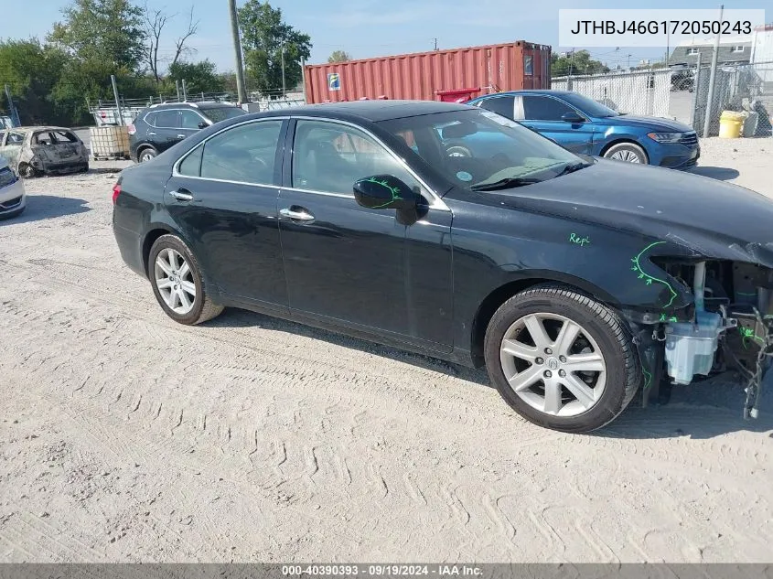 2007 Lexus Es 350 VIN: JTHBJ46G172050243 Lot: 40390393