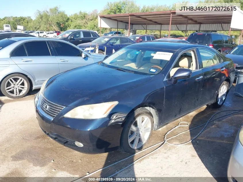 2007 Lexus Es 350 VIN: JTHBJ46G172072615 Lot: 40398939