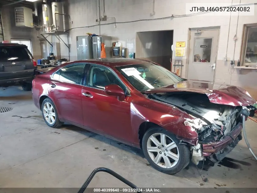 JTHBJ46G572024082 2007 Lexus Es 350